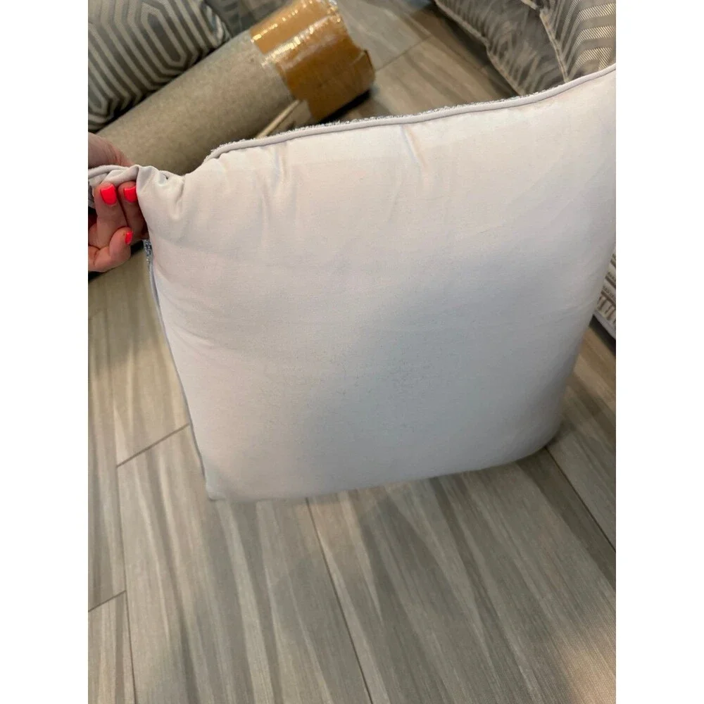 Brand new Hotel Collection Lithos beaded decorative pillow